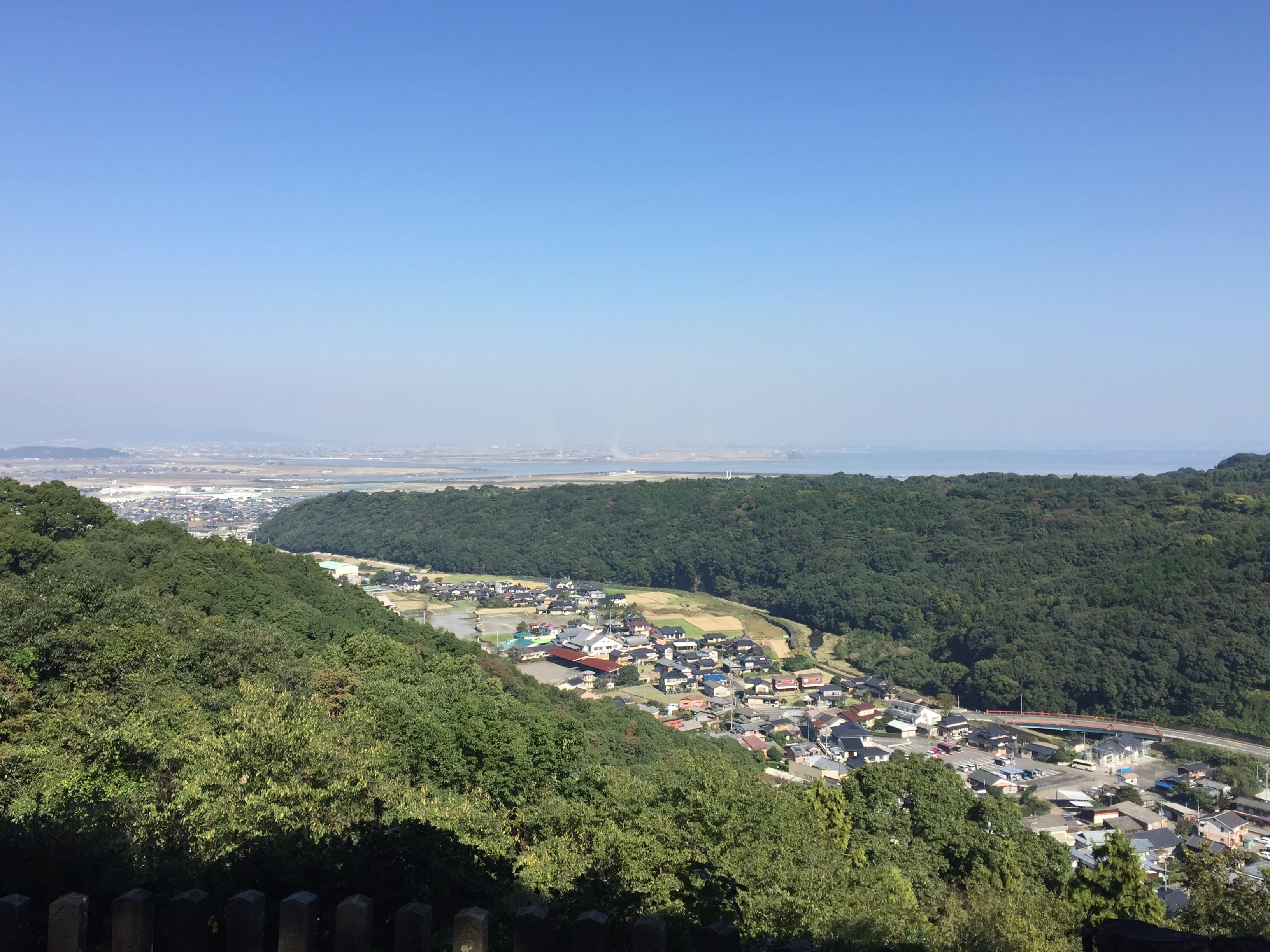 祐徳稲荷神社奥の院からの眺め　佐賀県鹿島市